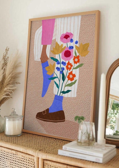 Whimsical Flower Legs
