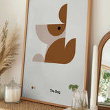 Playful Geometric Dog