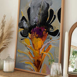 Dramatic Abstract Floral