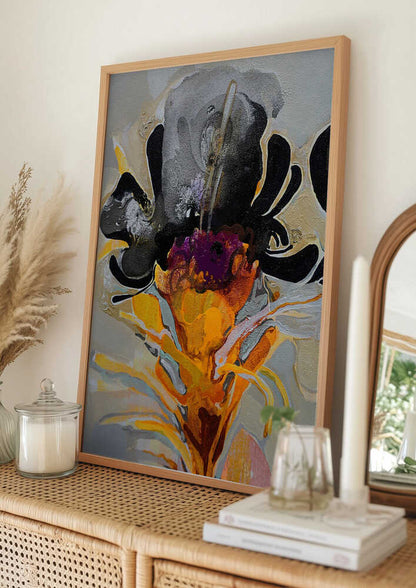 Dramatic Abstract Floral