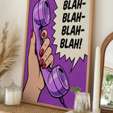 Blah Blah Retro Phone