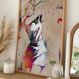 Colorful Golf Swing