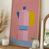 Pink Moka Pot