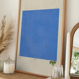 Blue Square Abstract