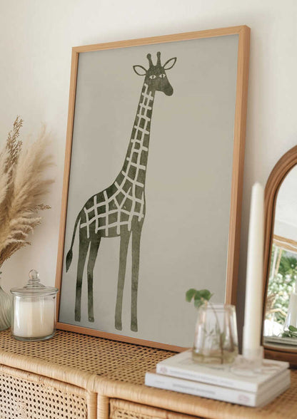 Elegant Giraffe Graphic