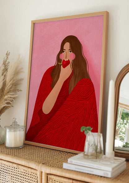 Cozy Woman Apple