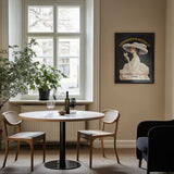 Elegant Art Deco Wine Woman