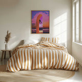 Pink Sky Beach Archway