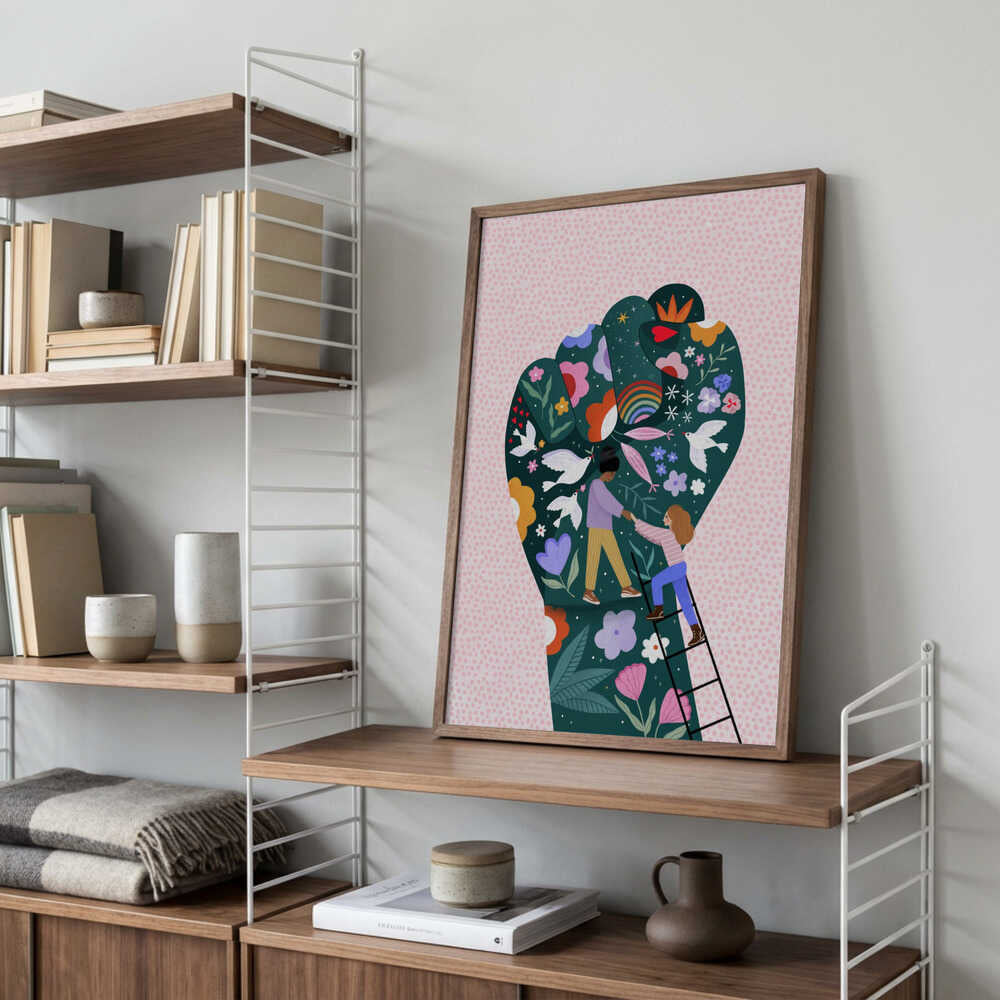 Empowering Floral Fist
