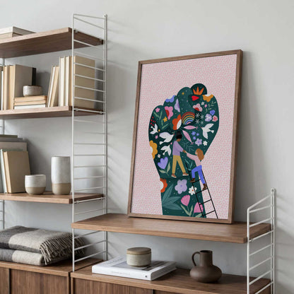 Empowering Floral Fist
