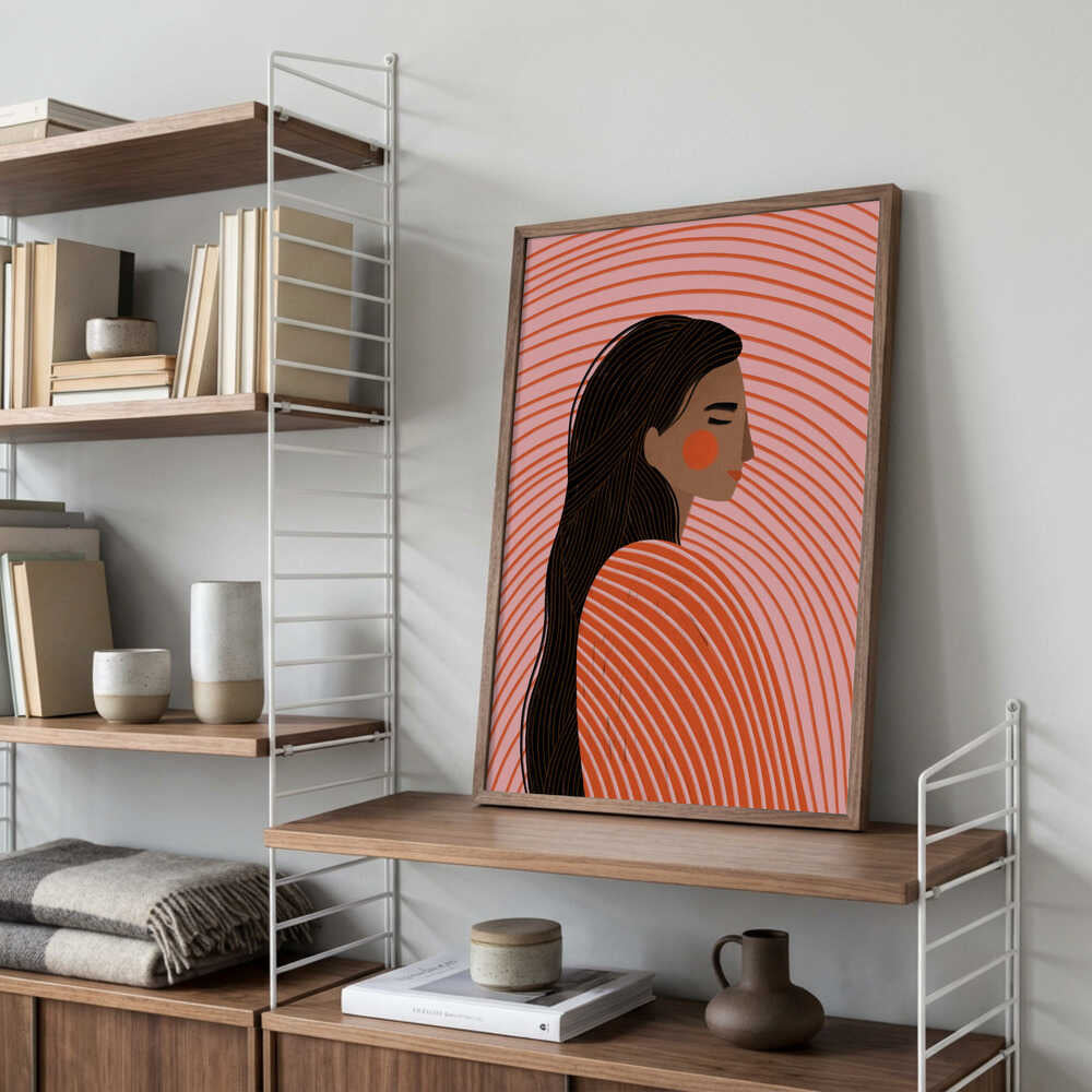 Peaceful Woman Profile