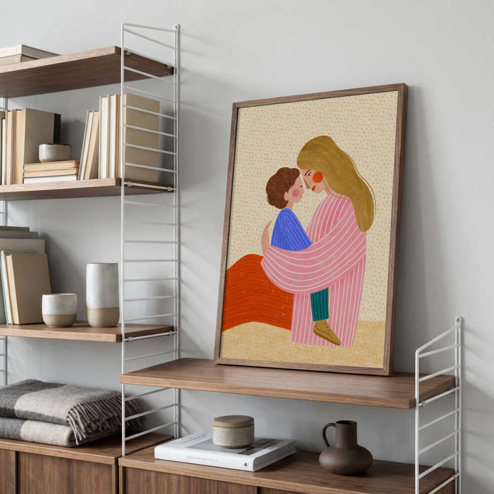 Loving Mother Child Embrace