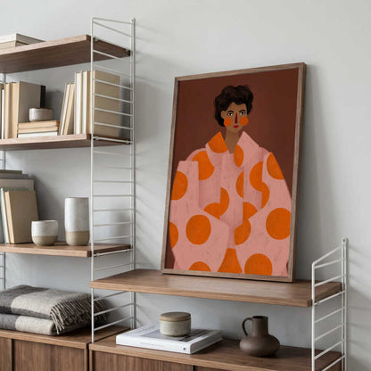 Polka Dot Fashion Portrait