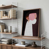 Serene Woman Carrying Basket