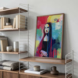 Vibrant Mona Lisa Portrait