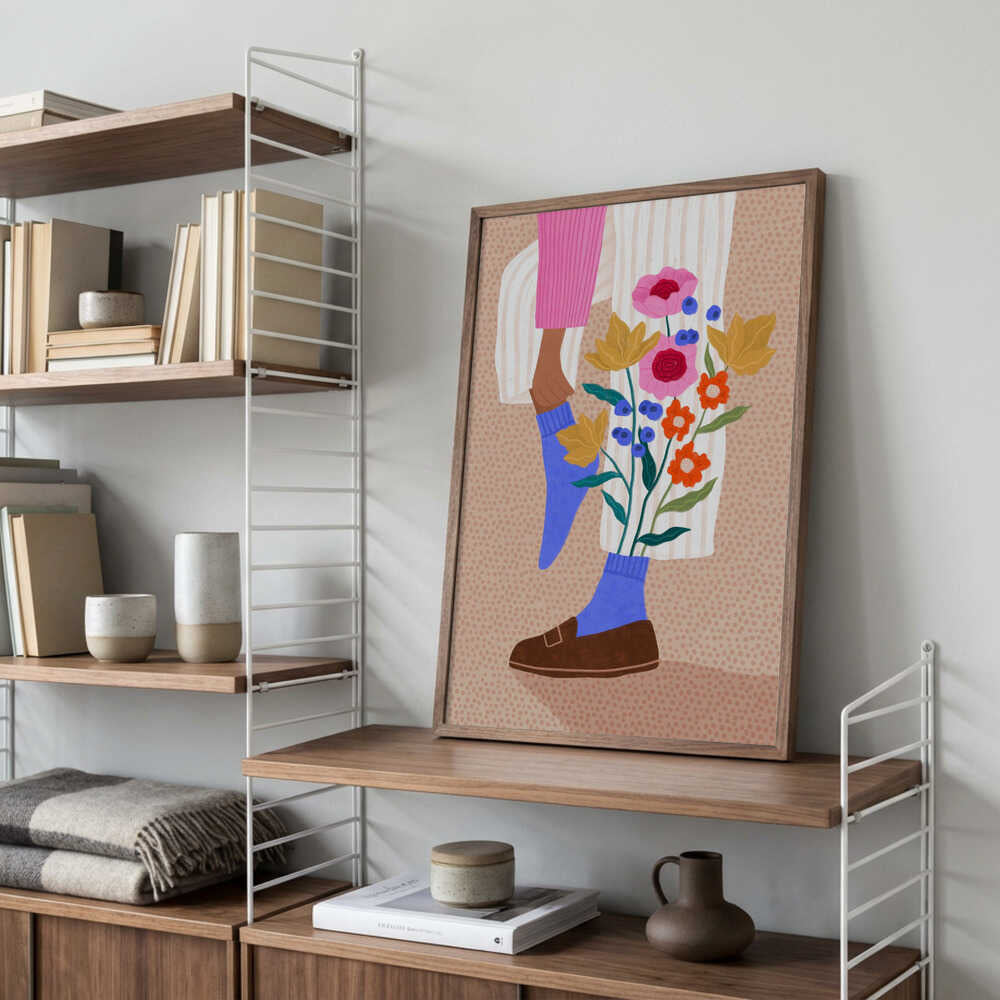 Whimsical Flower Legs
