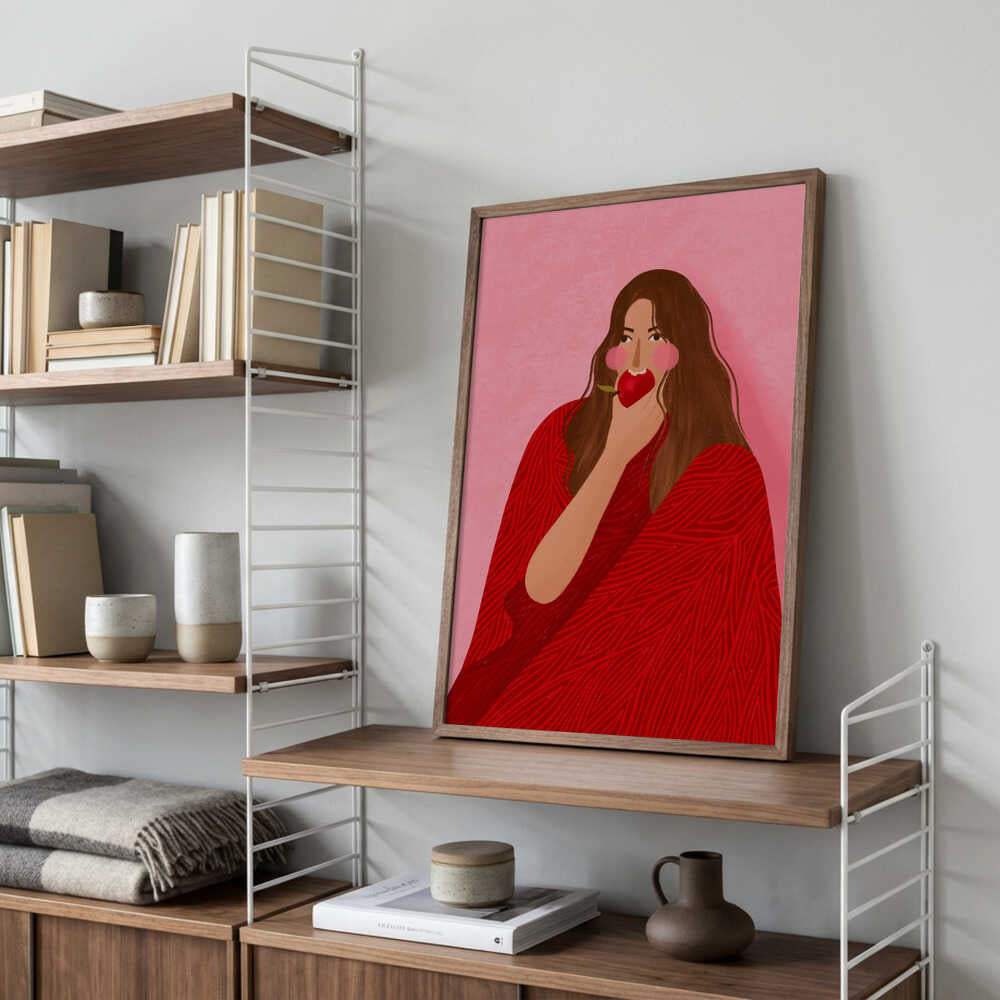 Cozy Woman Apple