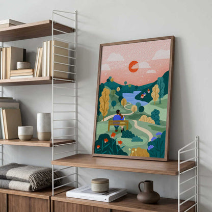 Couple's Peaceful Horizon