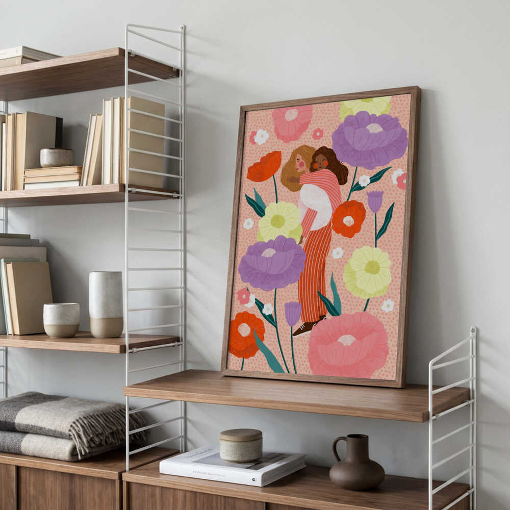 Joyful Floral Embrace