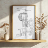 Vintage Toilet Paper Patent
