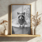 Raccoon Bubble Bath