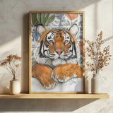 Curious Tiger Bathtime