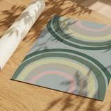 Muted Rainbow Shapes