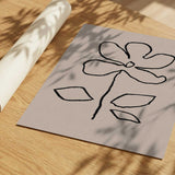 Minimalist Flower Outline