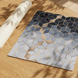 Abstract Gold Cubes