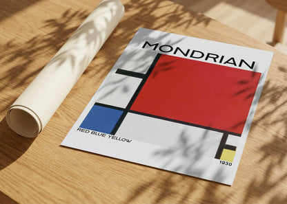 Composition with Red, Blue, and Yellow 1930