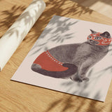 Funny Luchador Cat