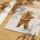 Whimsical Tuba Bear