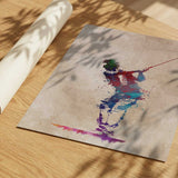 Vibrant Golf Swing