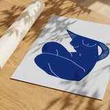Blue Reclining Figure