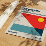 Lake Windermere Geometric Landscape