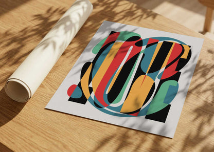 Colorful Love Typography