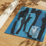 Blue Abstract Forms