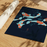 Graceful Koi Swim