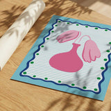 Whimsical Pink Flowers
