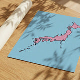 Pop Art Japan Map