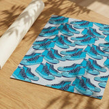 Cool Blue Sneakers Pattern