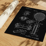 Vintage Tennis Racket Patent