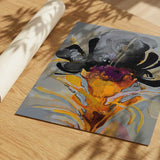 Dramatic Abstract Floral