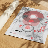Retro Geometric Tape Cassette