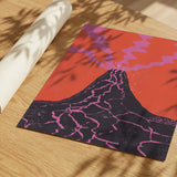 Vibrant Volcano Eruption
