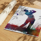 Vibrant Golf Swing