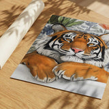 Curious Tiger Bathtime