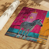 Zebra Shower Time