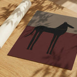 Abstract Black Horse