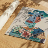 Abstract Cubist Portrait